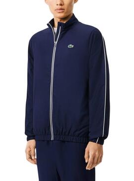 Survêtement Lacoste Monochrome bleu marine pour homme