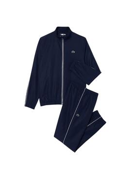 Survêtement Lacoste Monochrome bleu marine pour homme