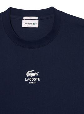 Maillot Lacoste Paris bleu marine pour femme et homme