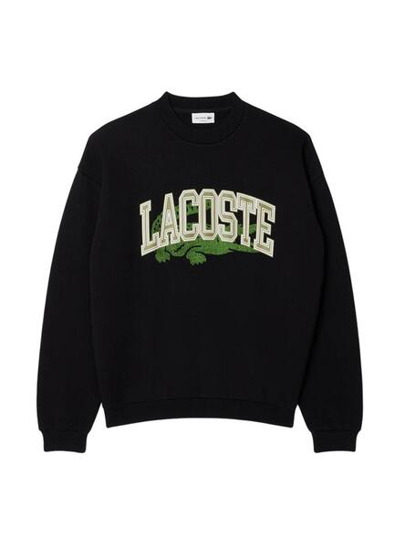 Sweatshirt Lacoste College noir pour homme