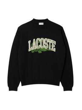 Sweatshirt Lacoste College noir pour homme