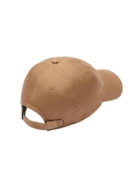 Casquette Lacoste Basic toastée pour femme et homme.