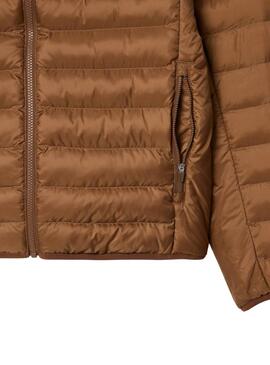 Veste matelassée Lacoste camel pour homme