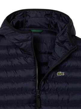 Veste matelassée Lacoste bleu marine pour homme