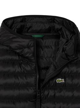 Veste matelassée noire Lacoste pour homme