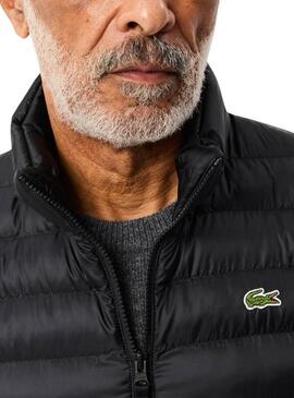 Gilet Lacoste basique noir pour homme