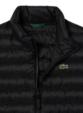 Gilet Lacoste basique noir pour homme