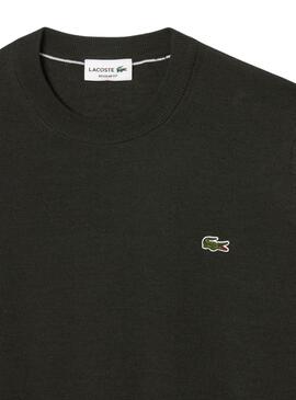 Pull Lacoste basique vert pour homme