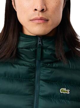 Veste Acolchée Lacoste Basic Vert pour homme