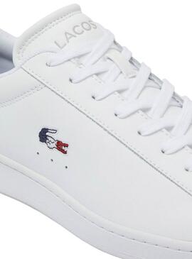 Baskets Lacoste Carnaby France Blanc pour homme