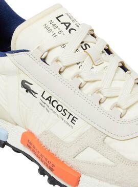 Baskets Lacoste Elite Beige pour homme