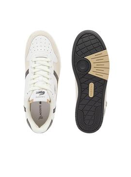 Baskets Lacoste T Clip Blanc et Vert pour homme