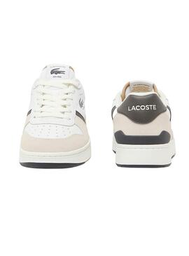 Baskets Lacoste T Clip Blanc et Vert pour homme