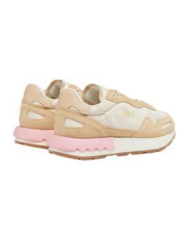 Baskets Lacoste Partner Beige pour femme