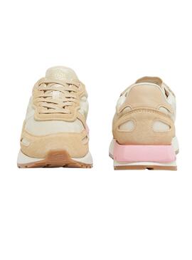 Baskets Lacoste Partner Beige pour femme