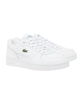 Baskets Lacoste T Clip Blanc pour femme