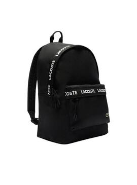 Sac à Dos Lacoste Logo Noir pour homme