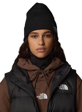 Bonnet The North Face Dock Worker Noir Recyclé pour homme et femme