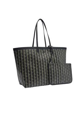 Sac Shopper Lacoste Zely Noir pour femme