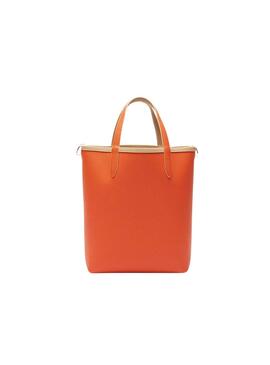 Sac Lacoste Anna Vertical Beige et Orange pour femme