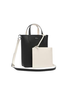 Sac Lacoste Anna Vertical Noir et Blanc pour femme