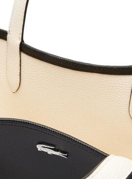 Sac Lacoste Anna Vertical Noir et Blanc pour femme