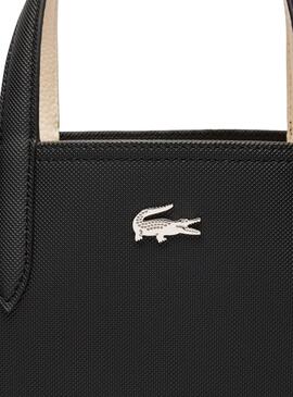 Sac Lacoste Anna Vertical Noir et Blanc pour femme