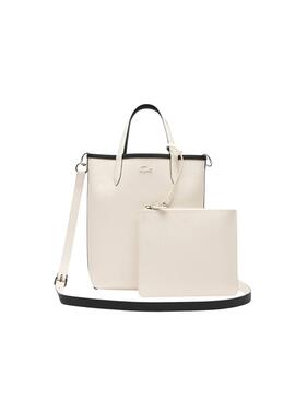 Sac Lacoste Anna Vertical Noir et Blanc pour femme