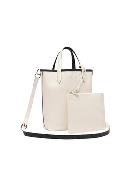 Sac Lacoste Anna Vertical Noir et Blanc pour femme