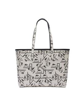 Sac réversible Lacoste Anna Noir et Blanc pour femme