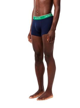 Pack de Boxers Lacoste Bleu Marine pour homme