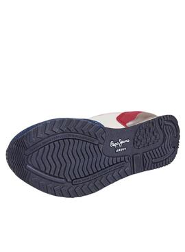 Baskets Pepe Jeans London Colors Bleu pour fille