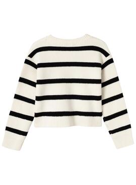 Pull Name It Nilla Blanc pour fille