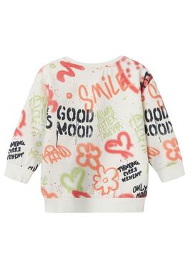 Sweat Name It Noelle Graffiti pour fille