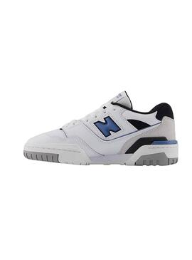 Baskets New Balance BB550 Blanc et Bleu