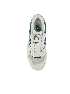 Baskets New Balance B550 Vert pour fille et garçon