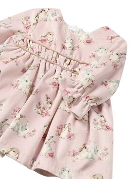 Robe Mayoral Cottontails Rose pour fille