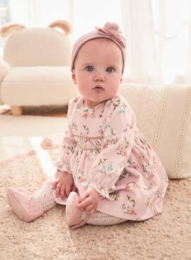 Robe Mayoral Cottontails Rose pour fille