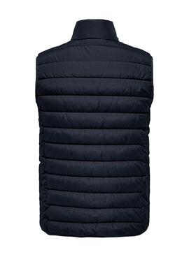 Gilet Only and Sons Brody Bleu marine pour homme