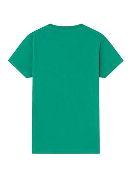 T-Shirt Hackett Logo Vert Enfante