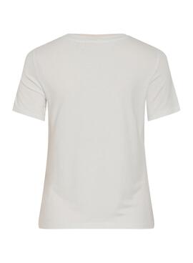 T-shirt Vila Vimase Blanc pour femme