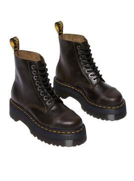 Bottes Dr Martens Sinclair Marron pour femme