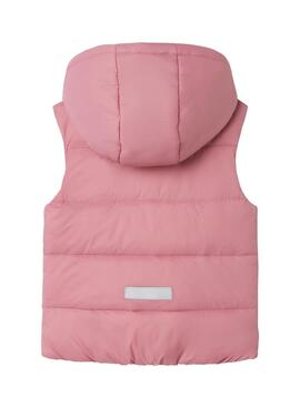 Gilet Name It Monay Matelassé Rose pour fille