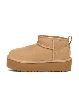 Bottes UGG Ultra Mini Platform Beige pour garçon et fille