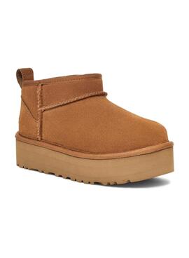 Bottes UGG Mini Platform Marron pour garçon et fille