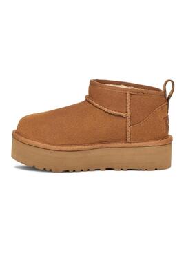 Bottes UGG Mini Platform Marron pour garçon et fille