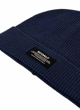 Bonnet Ecoalf Wool bleu marine pour femme et homme