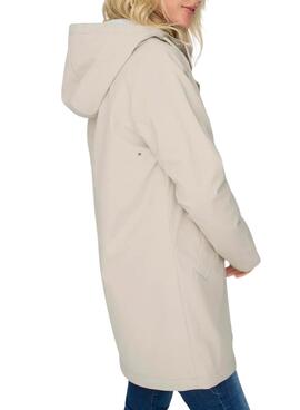 Imperméable Only Sally beige pour femme 