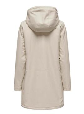 Imperméable Only Sally beige pour femme 