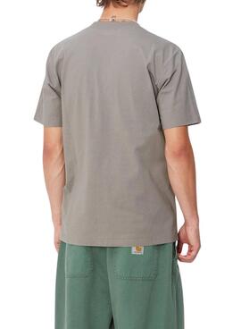 T-shirt Carhartt University gris pour homme